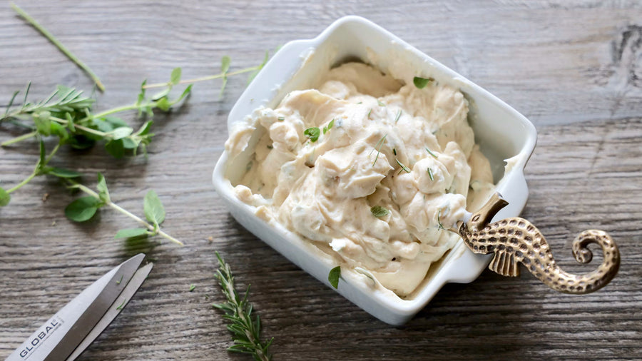 Hot Honey Whipped Feta