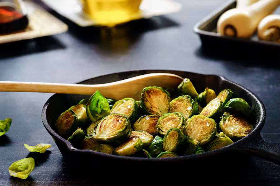 Hot Honey Brussels Sprouts